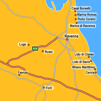 hotel Russi: Dintorni di Ravenna
